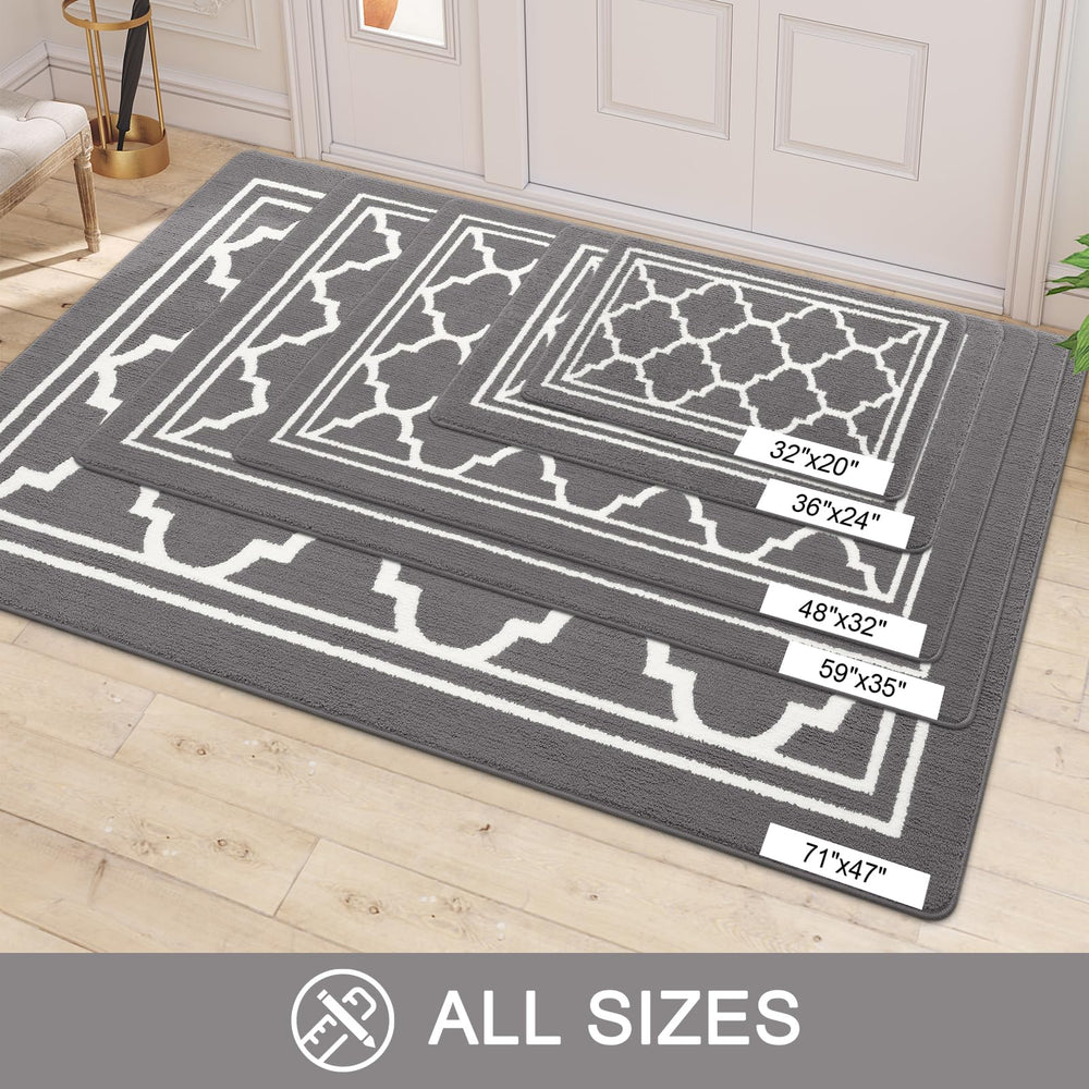 Buganda Indoor Door Mat with Moroccan pattern
