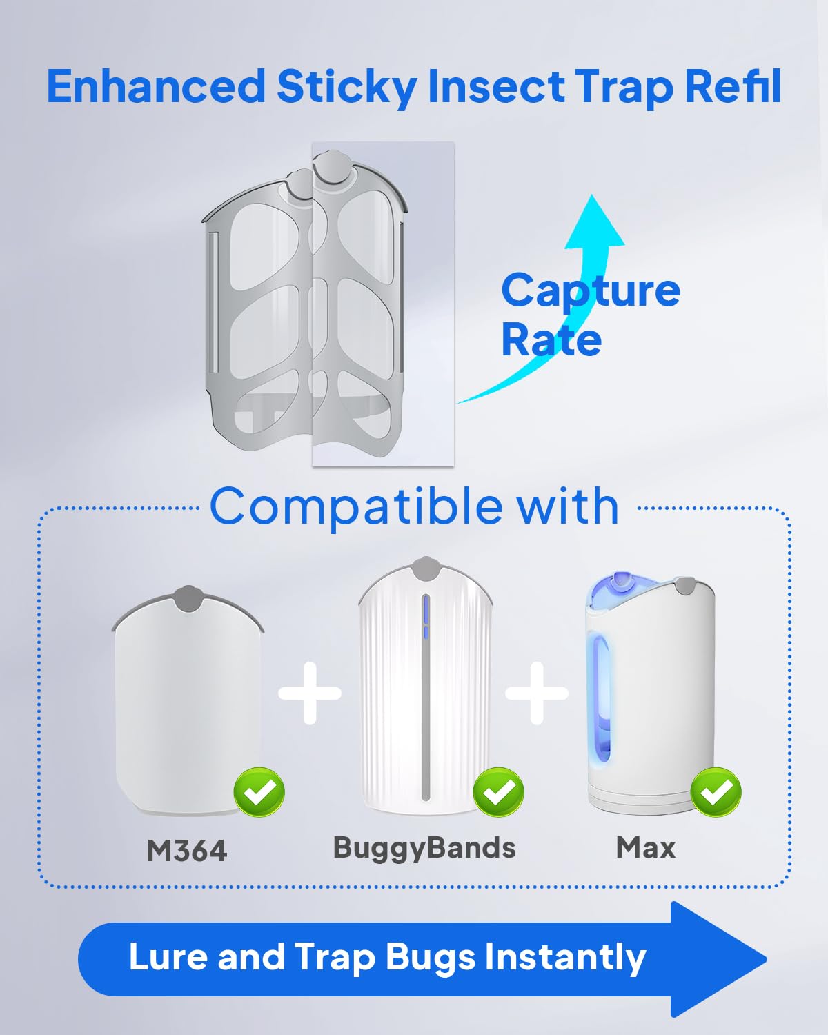 BuggyBands Plug-in Trap plugged into a wall socket in kitchen