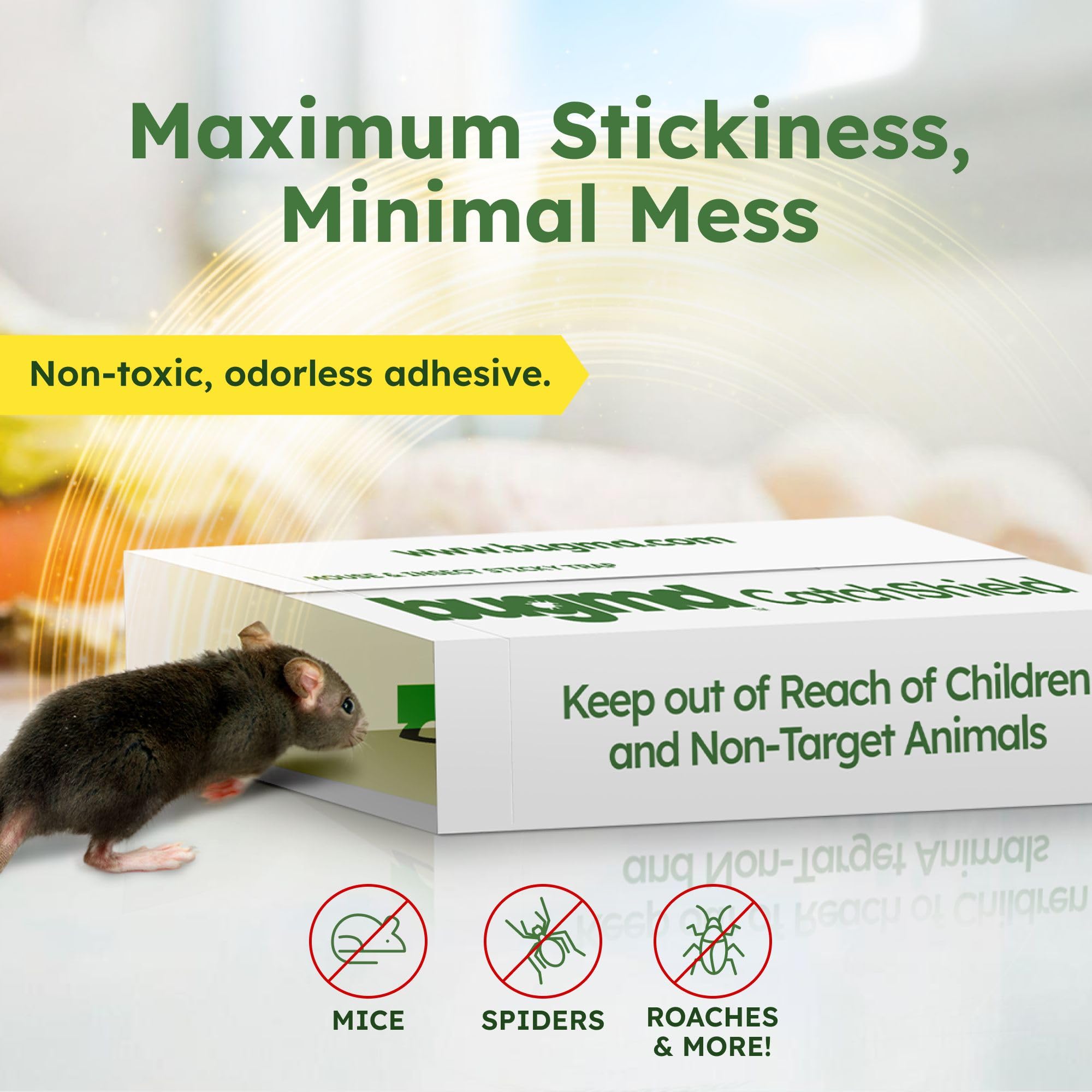 BugMD CatchShield Sticky Trap folded design