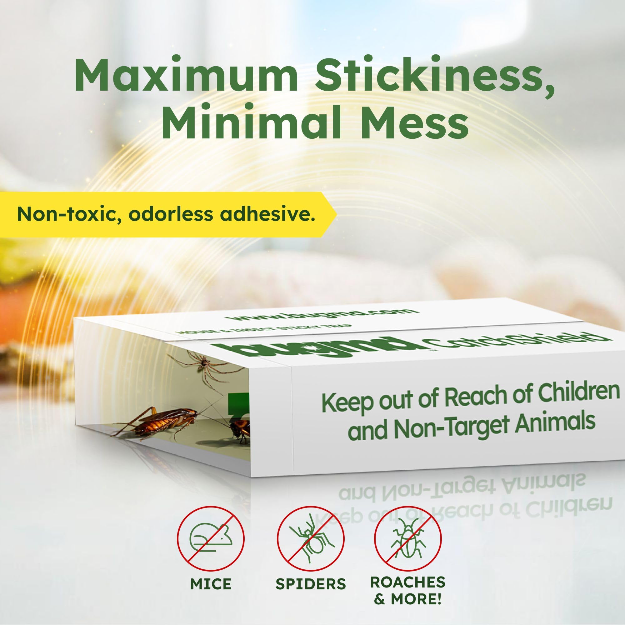 BugMD CatchShield Sticky Trap pack of 24