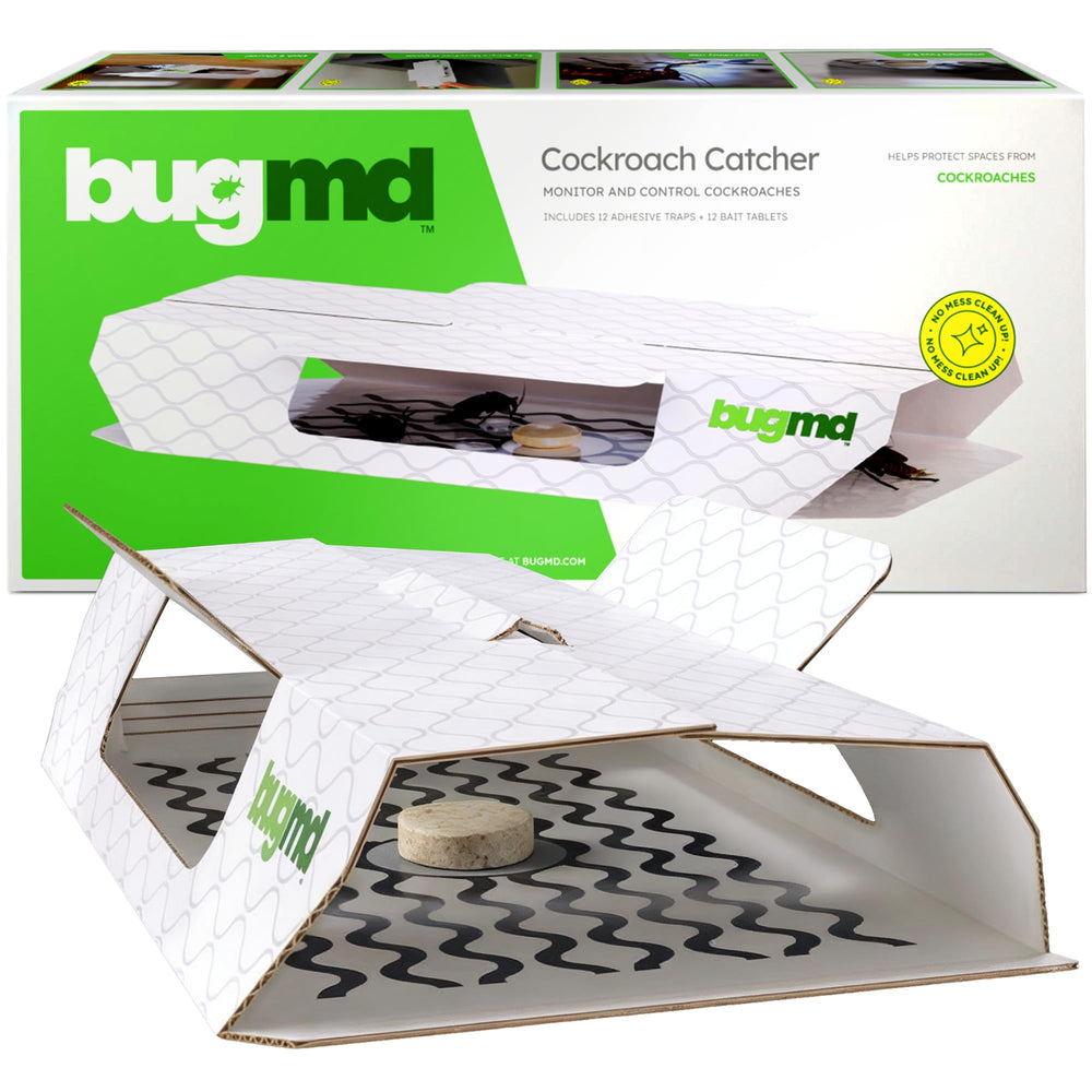 BugMD Indoor Cockroach Killer 12 traps pack front view