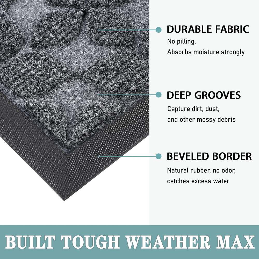 Bulijojo doormat demonstrating efficient dust removal