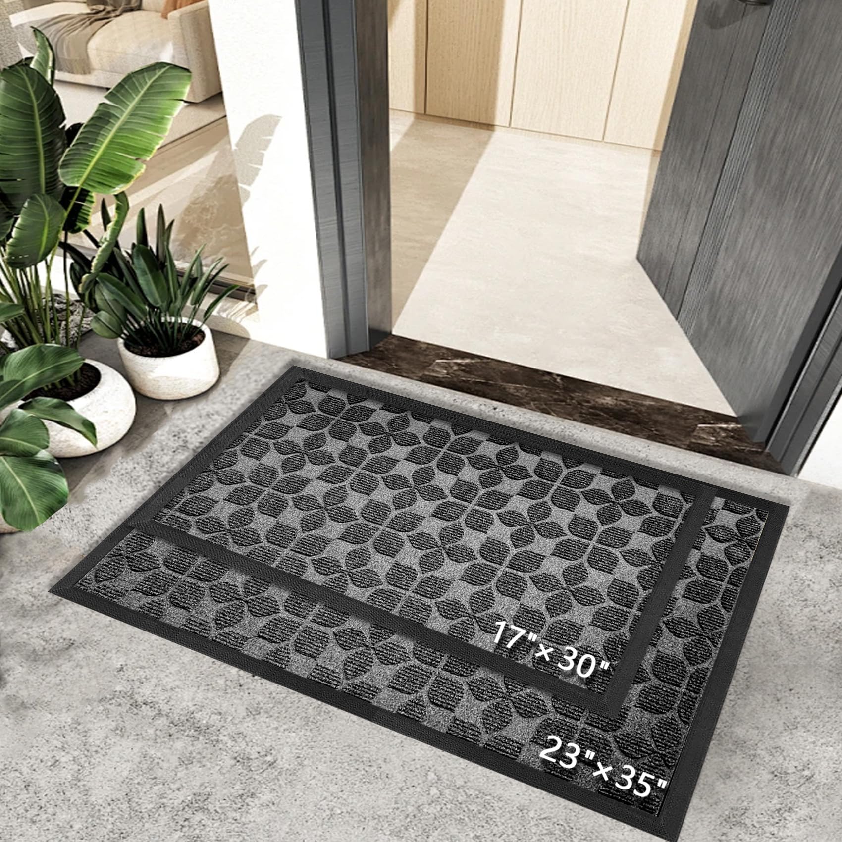 Bulijojo doormat in outdoor setting at front door