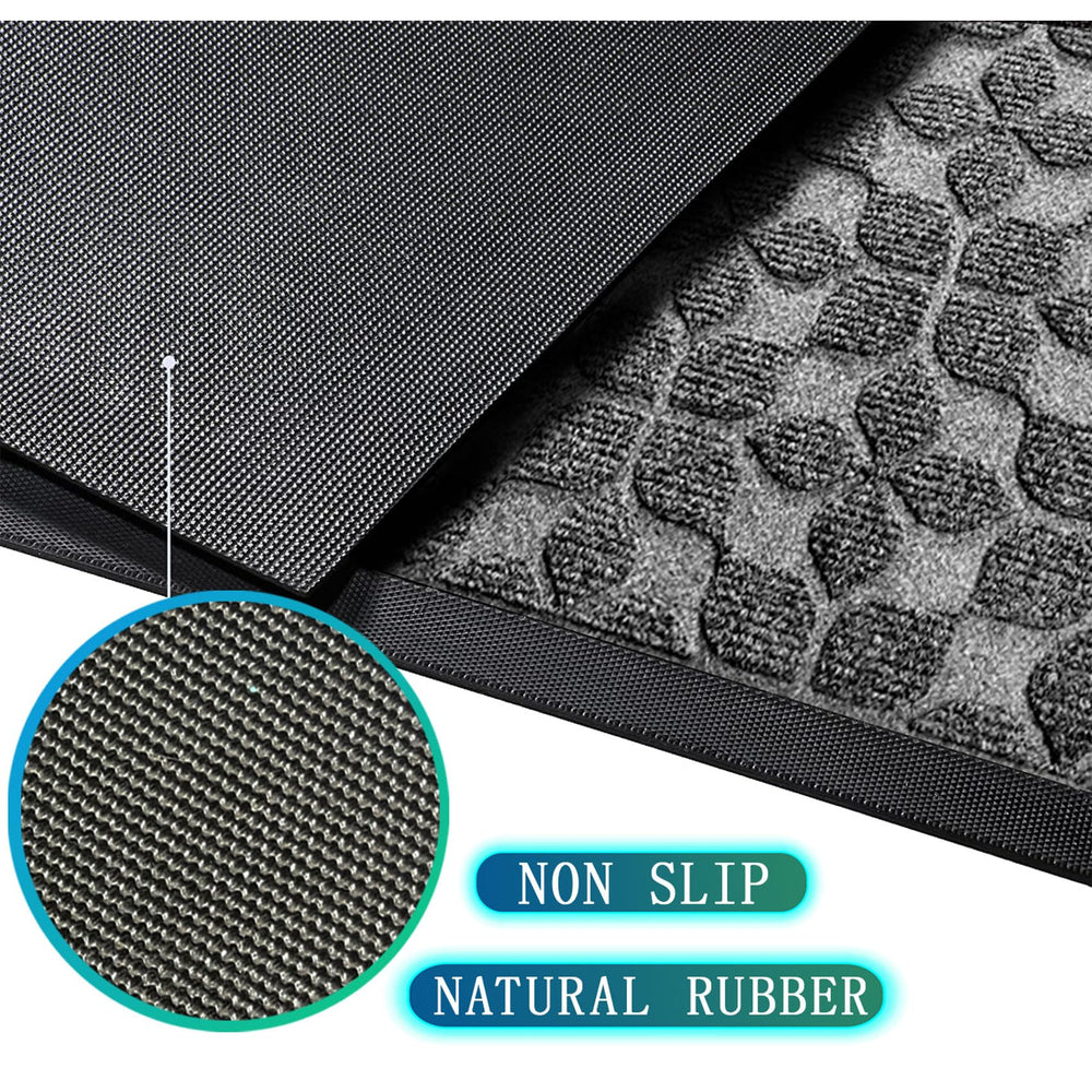 Bulijojo doormat natural rubber backing close-up