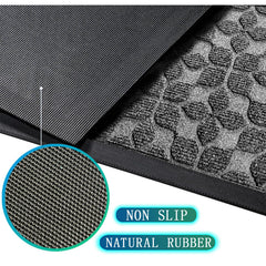 Bulijojo doormat natural rubber backing close-up