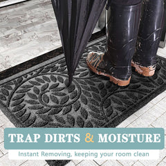 Bulijojo doormat with patterned groove design