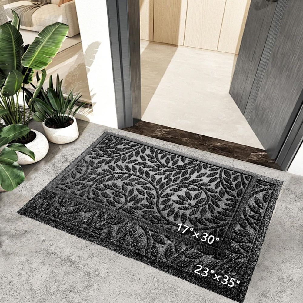 Bulijojo welcome mat rubber backing close-up