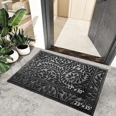 Bulijojo welcome mat rubber backing close-up