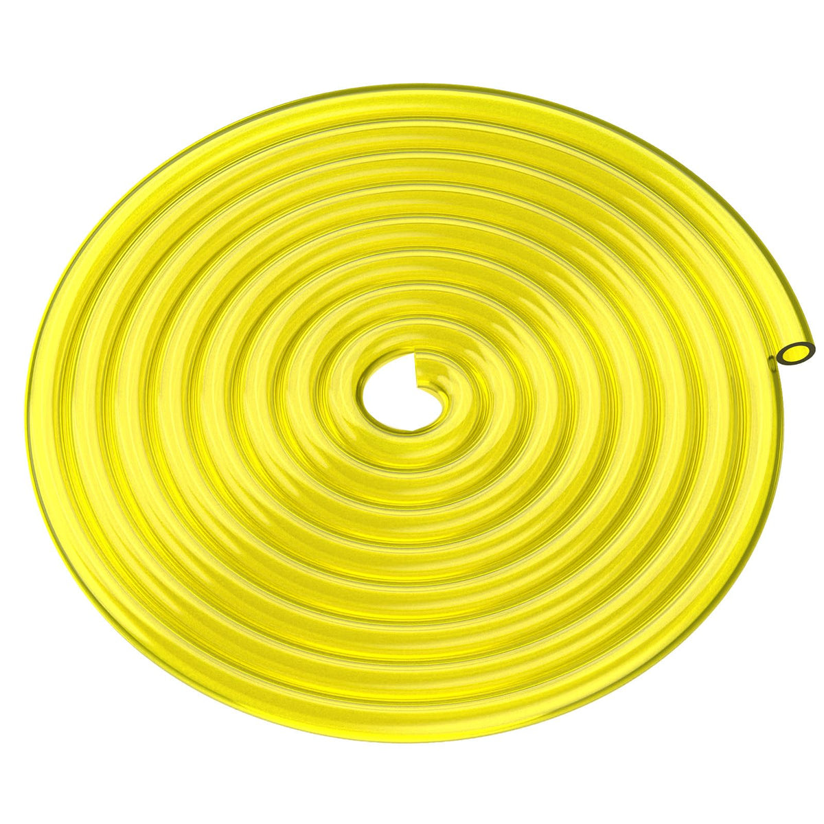 Bullwall 10-feet fuel line hose yellow front view