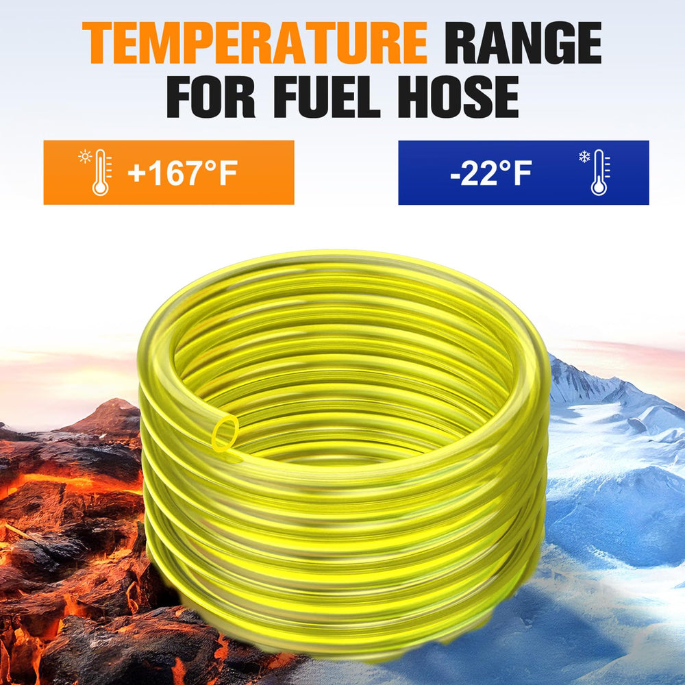 Bullwall fuel line hose on lawn mower