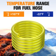 Bullwall fuel line hose on lawn mower