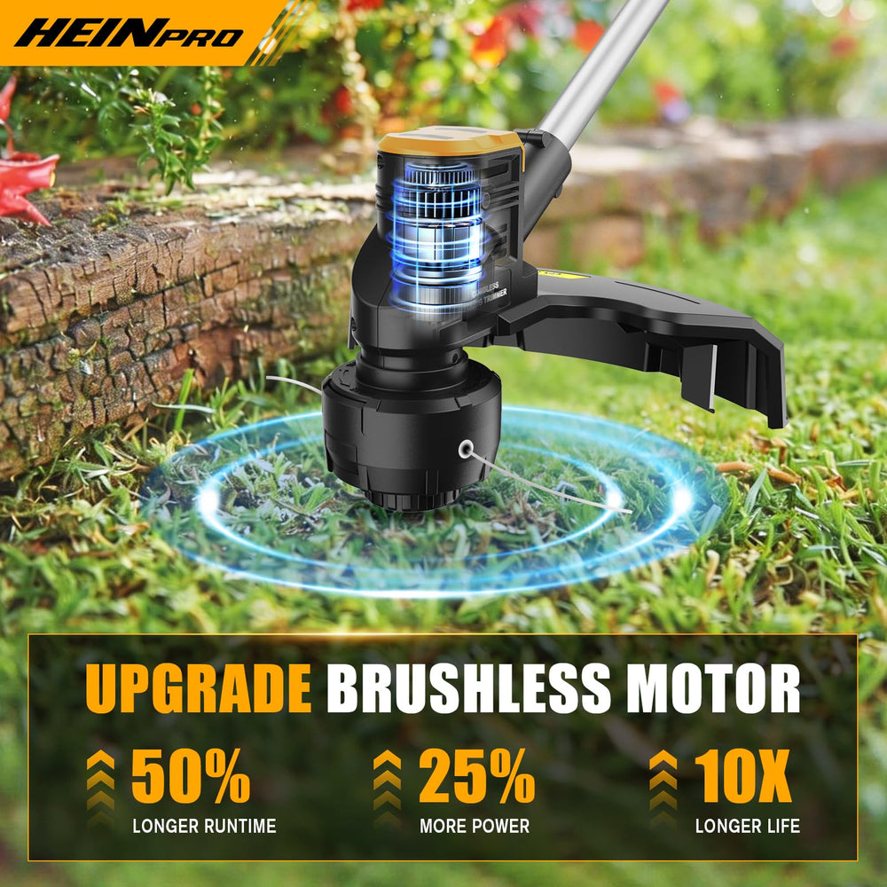 Bump feed line advancement feature of HEINPRO Weed Wacker