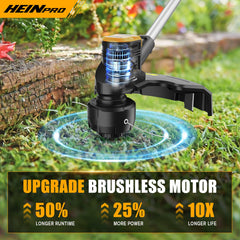 Bump feed line advancement feature of HEINPRO Weed Wacker