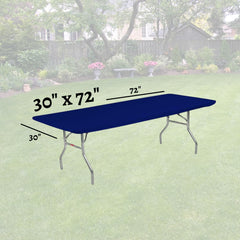 Bundle of 5 Kwik-Covers table covers in navy blue