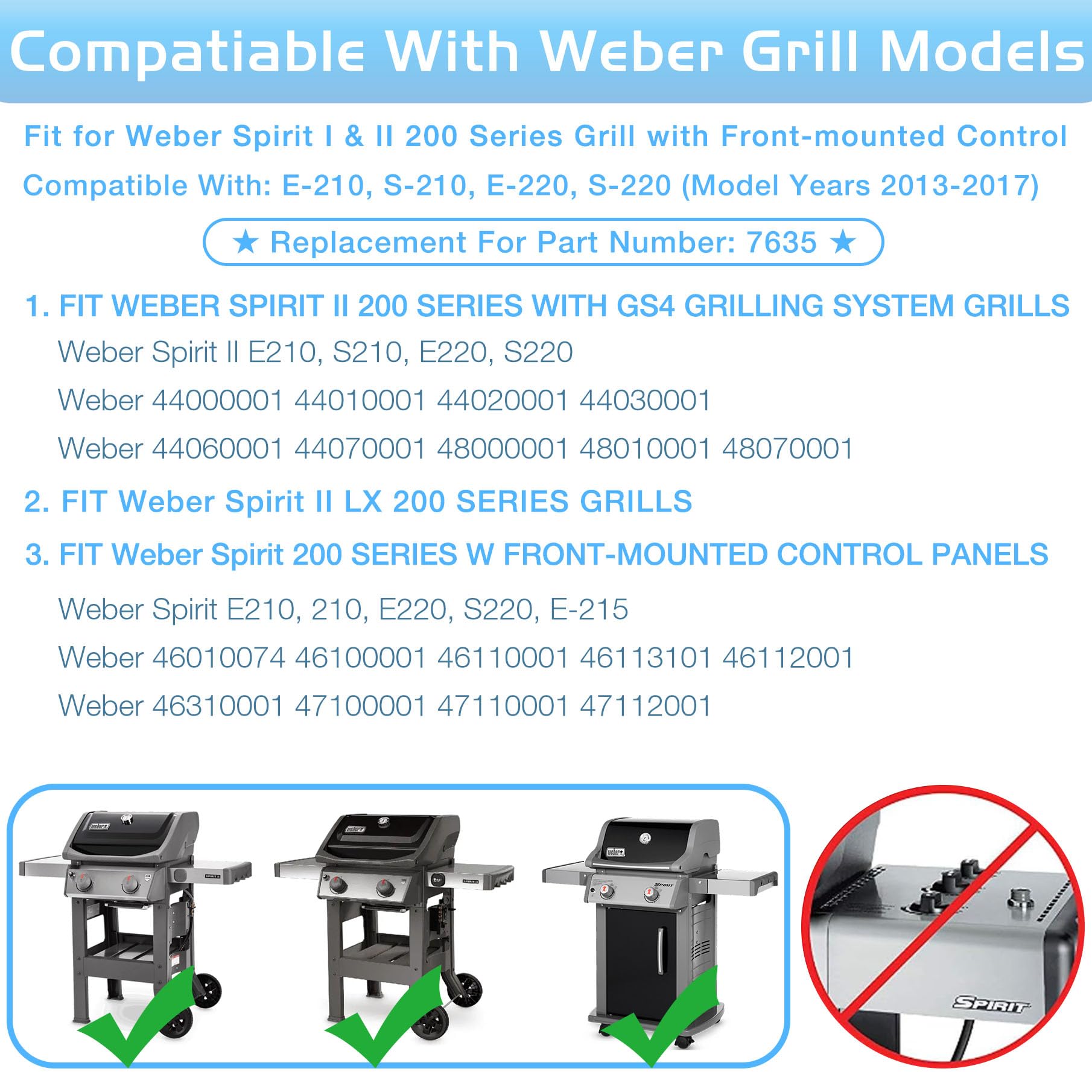 Burly Grill Flavorizer Bars package with three porcelain stainless steel bars