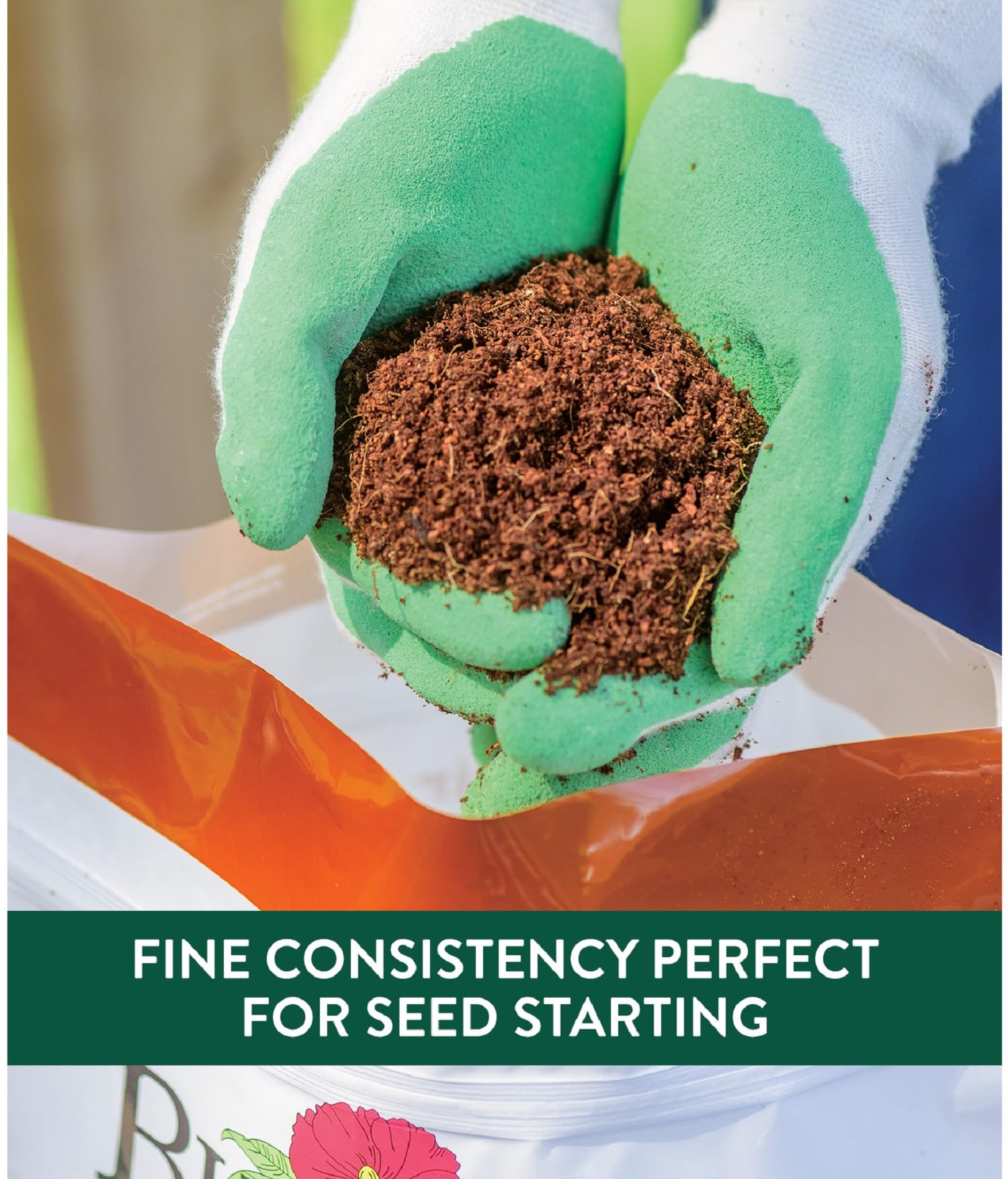 Burpee Coconut Coir showing texture and moisture retention