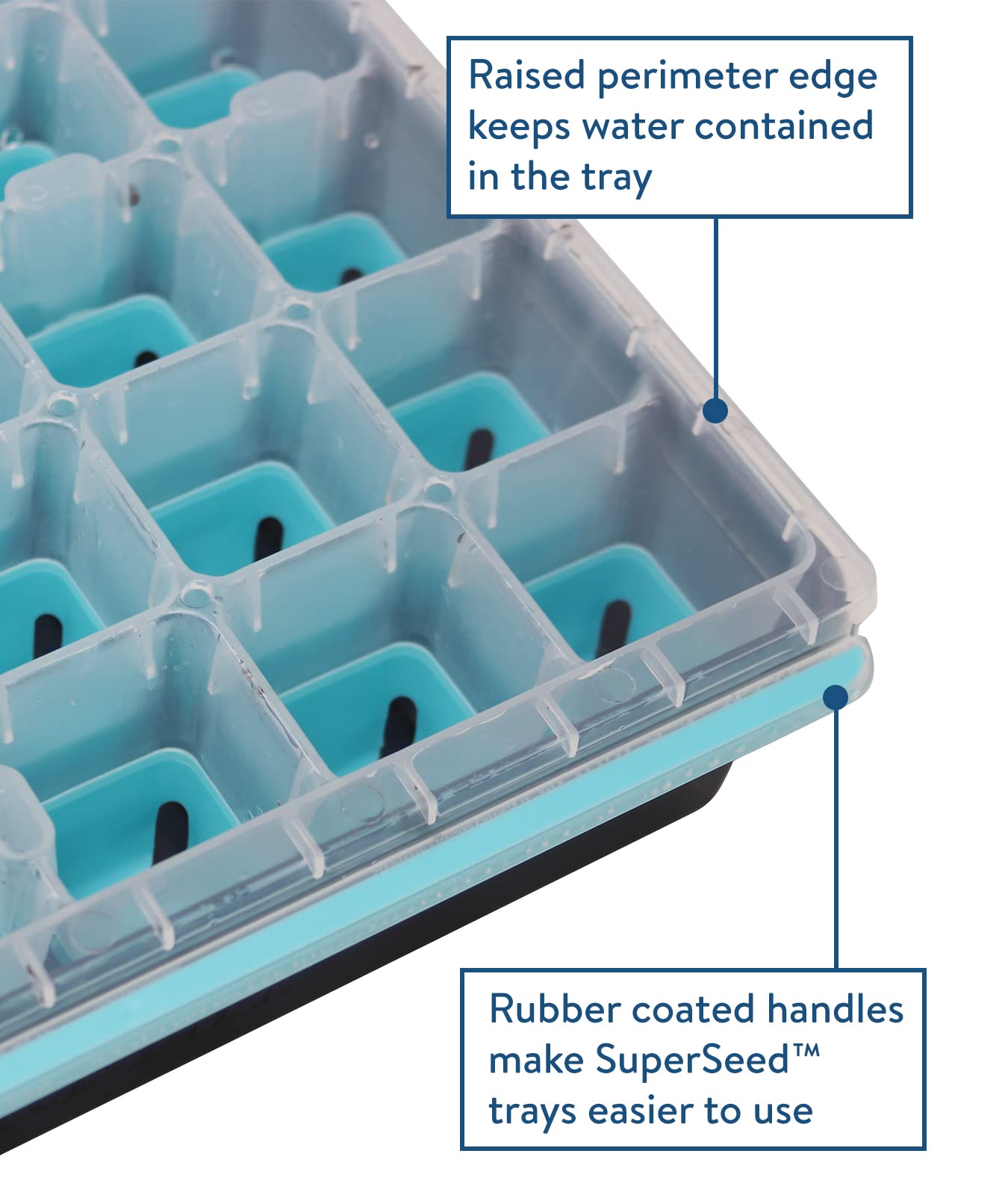 Burpee SuperSeed Seed Tray with seedlings inside