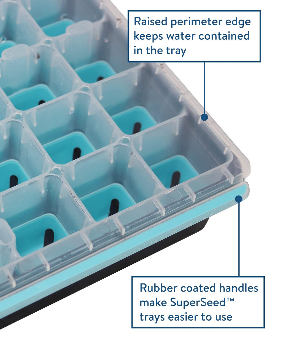 Burpee SuperSeed Seed Tray with seedlings inside
