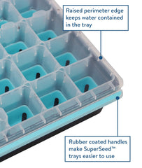 Burpee SuperSeed Seed Tray with seedlings inside