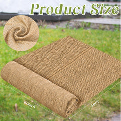 Buryeah burlap roll showing tight weave construction