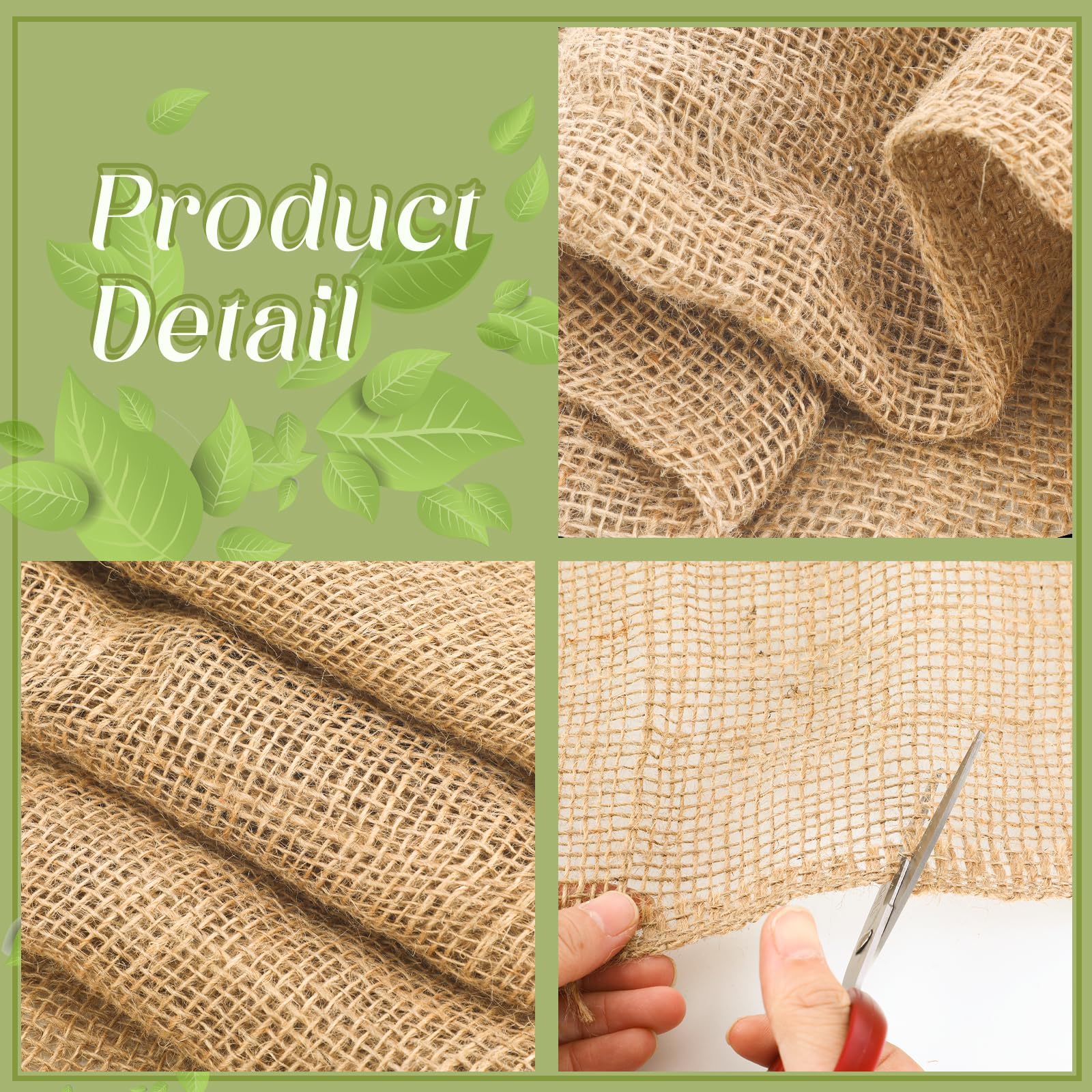 Buryeah burlap roll wrapped around a tree
