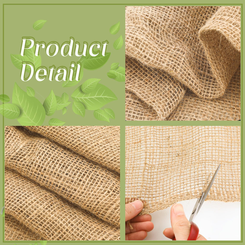 Buryeah burlap roll wrapped around a tree