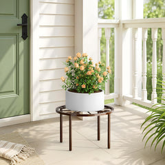 bussdis Metal Plant Stand side view showcasing height and stability