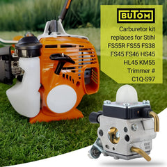 Butom HS45 Carburetor side view