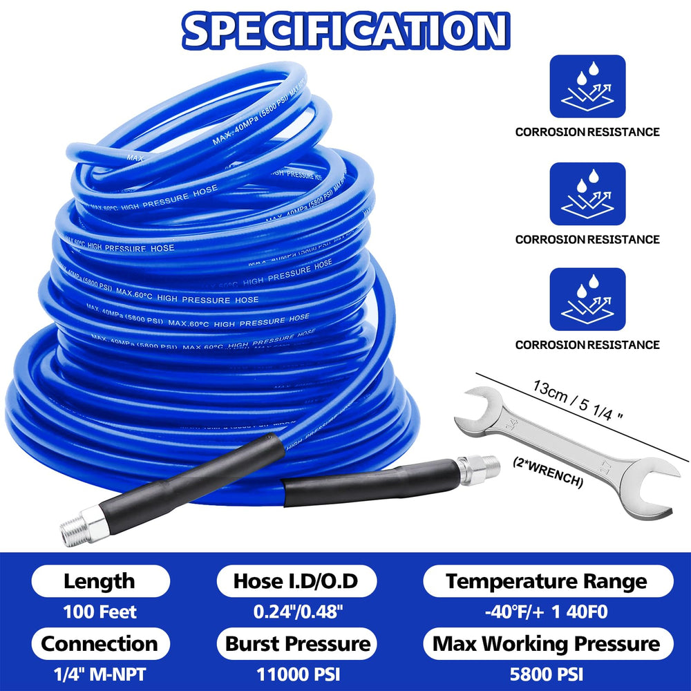 Button nose nozzle for sewer jetter kit