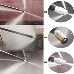 Button nose nozzle for sewer jetting