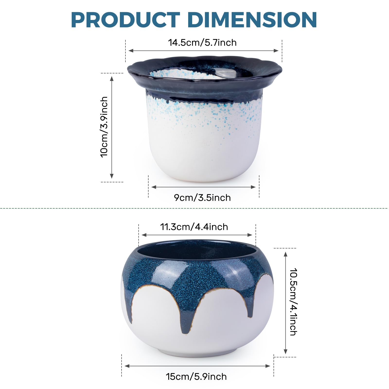 BUYMAX self-watering pot in a living room setting