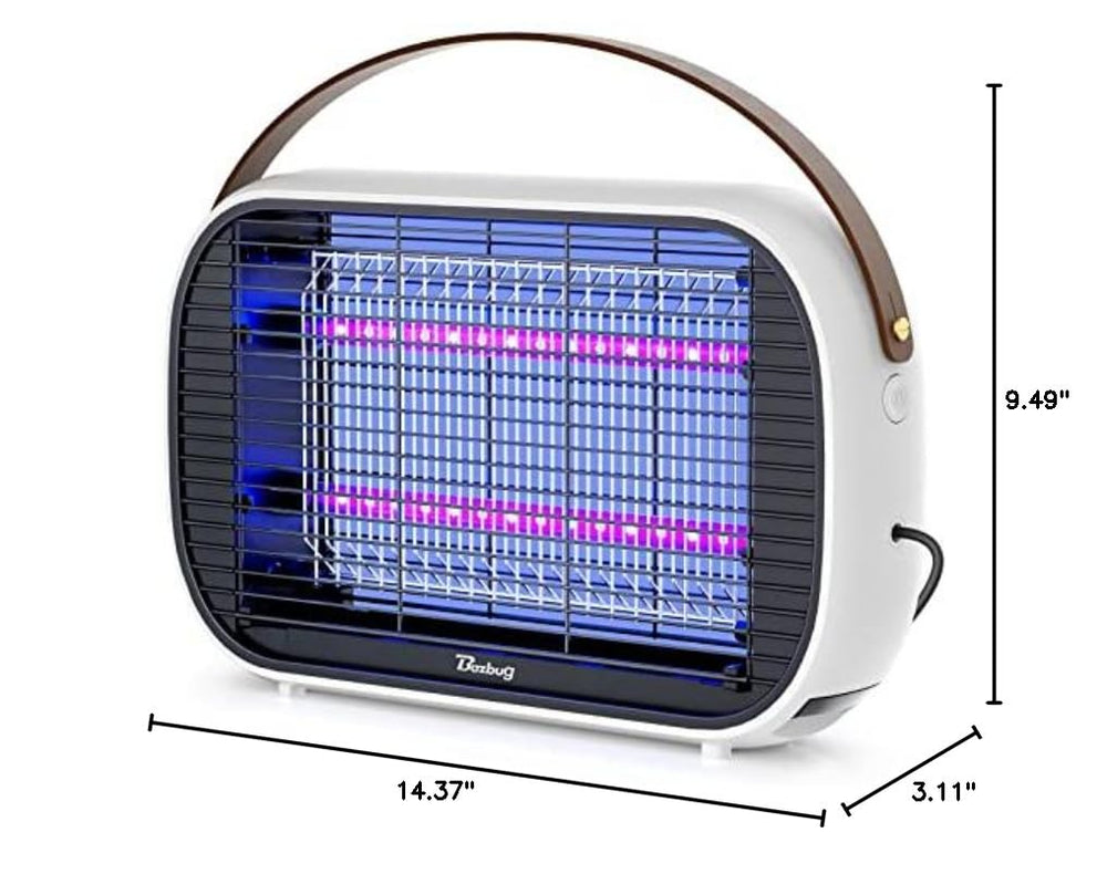 Buzbug Bug Zapper with packaging and specifications