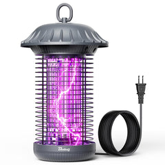 Buzbug LED Bug Zapper front view in pewter
