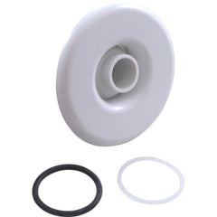 BWG Slimline Spa Jet Escutcheon Kit two white escutcheons front view