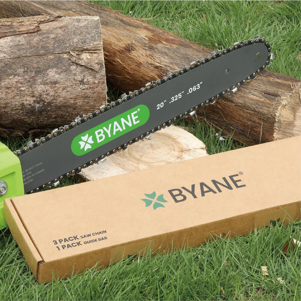 Byane 20 Inch Chainsaw Chain showing 81 DL specification