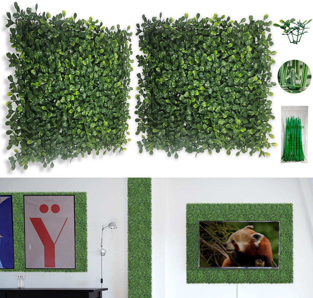 Bybeton Artificial Grass Wall Panels 10x10 front view