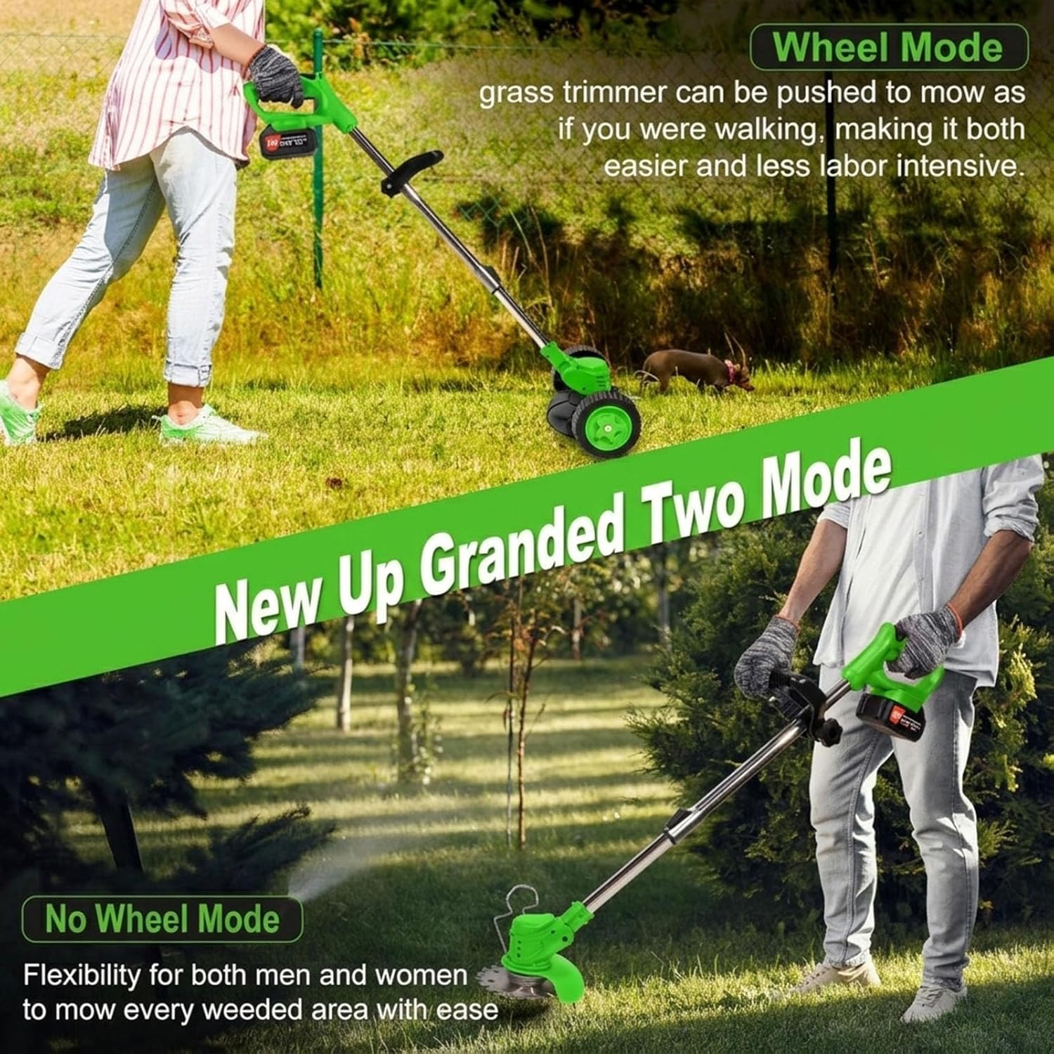 Byerba 21V Cordless Weed Wacker packaging details