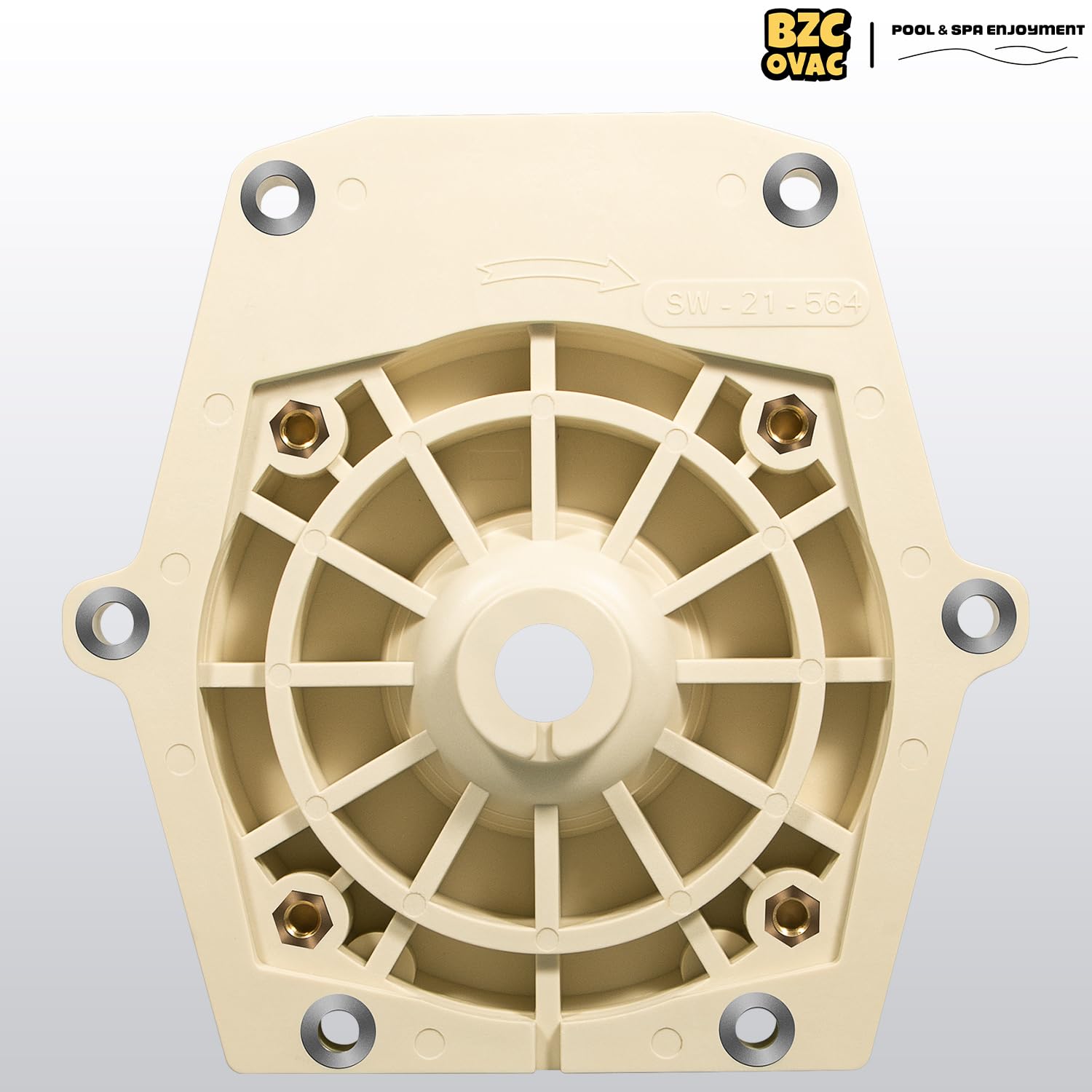 Bzcovac Seal Plate Kit 074564 assembled with gasket and seal