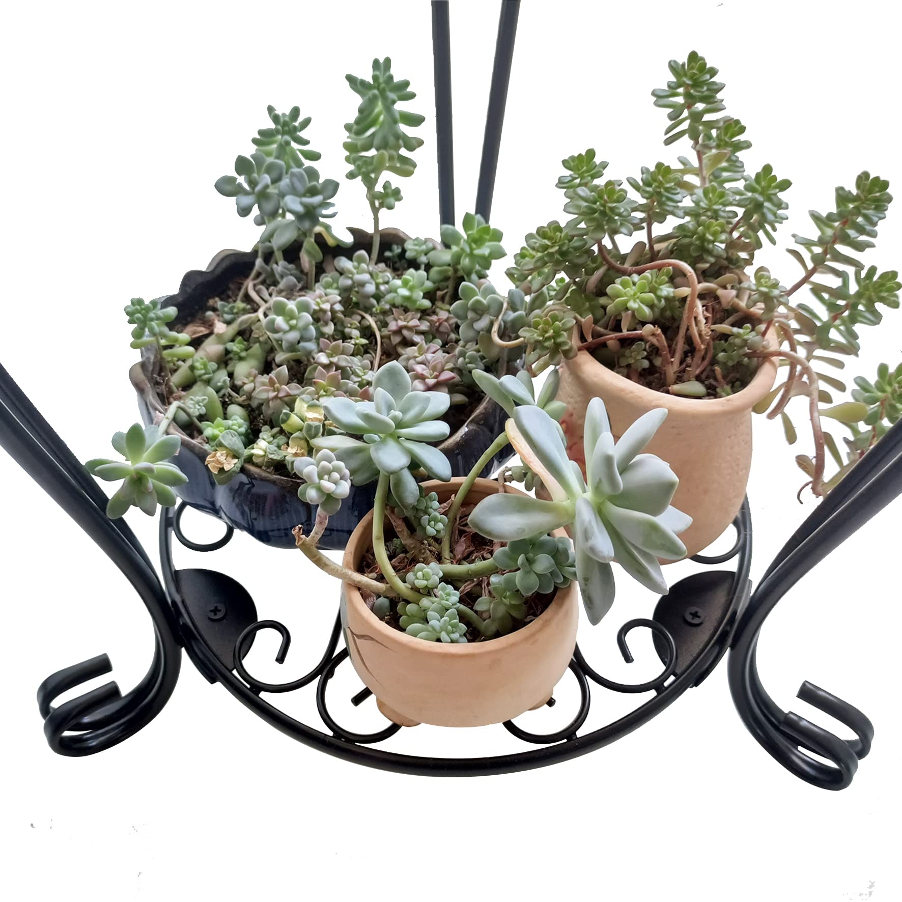 C CASIMR 2 Tier Plant Stand legs detail close-up