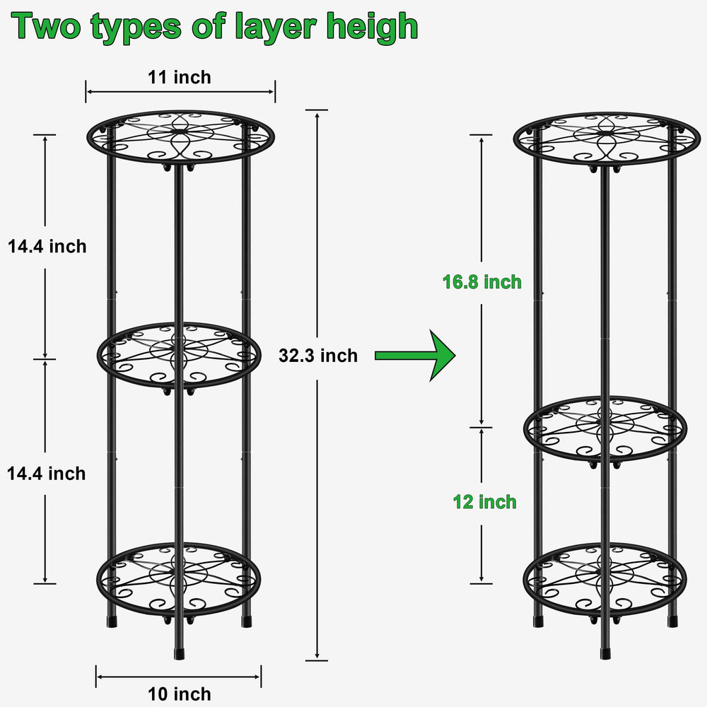 C CASIMR 3 tier plant stand assembly instructions