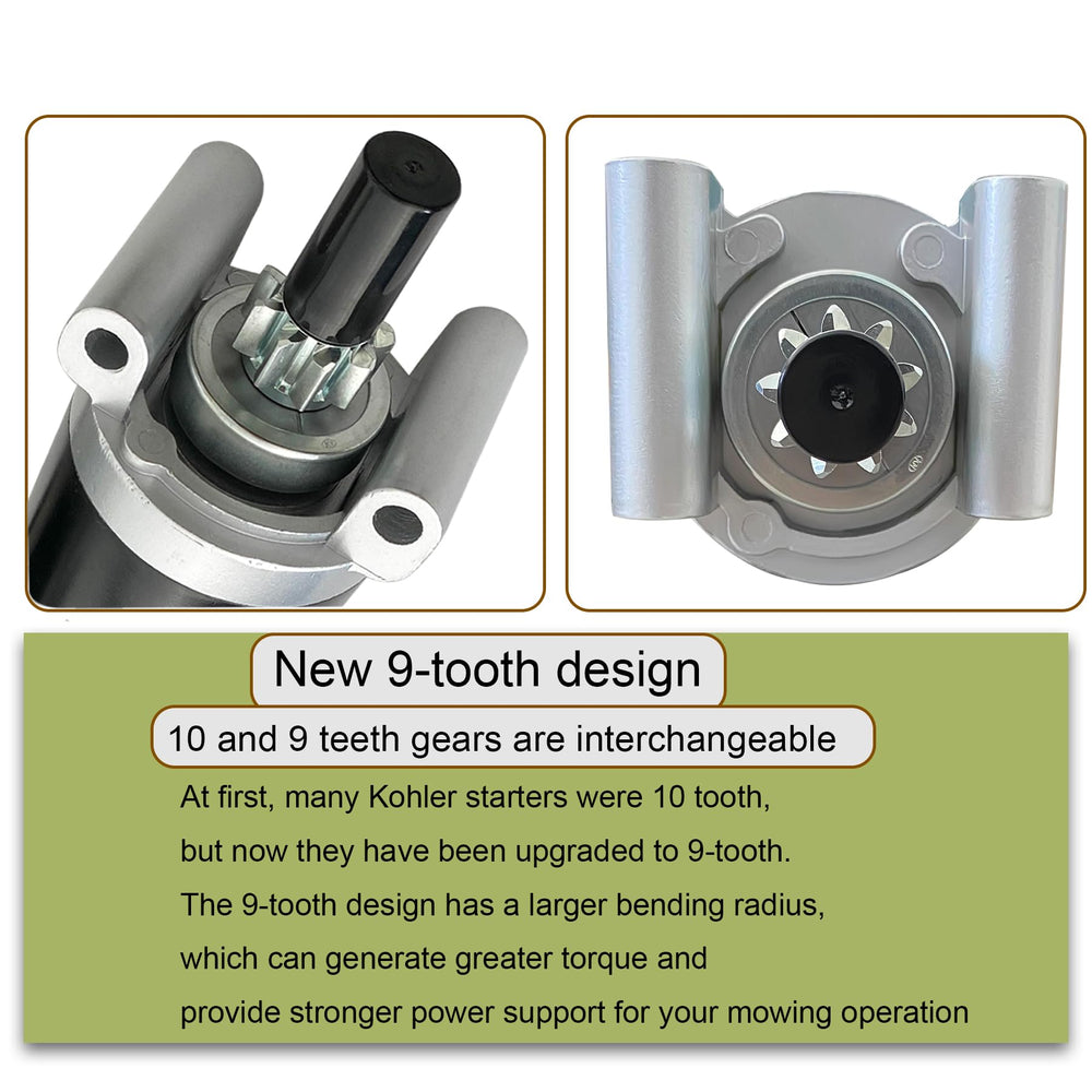 C CLINK Kohler Starter 7000 Series close-up of teeth