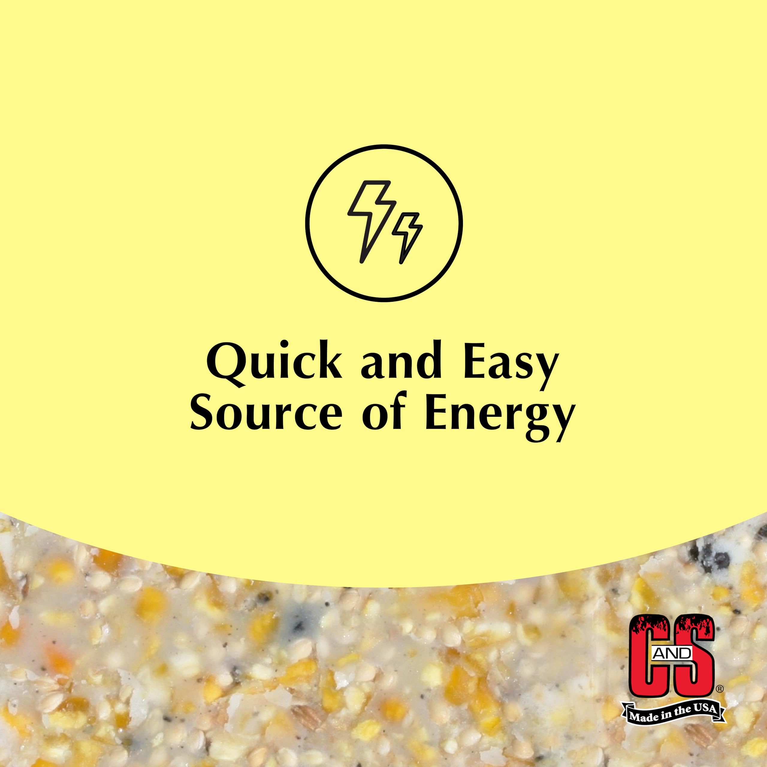 C&S High Energy Suet packaging details