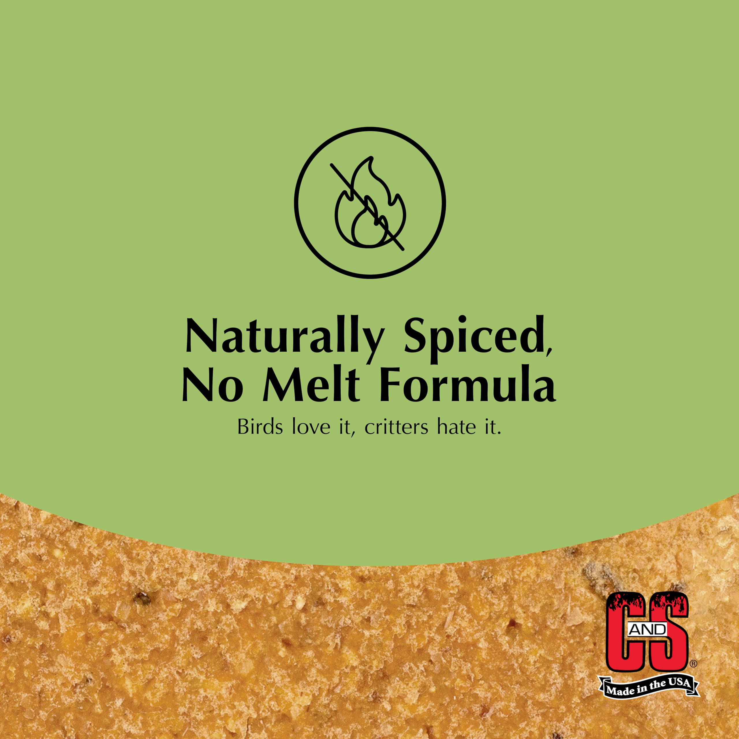 C&S Hot Pepper Delight No Melt Suet Dough packaging