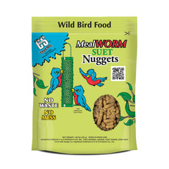C&S Mealworm Suet Nuggets packaging front view with nutritional information