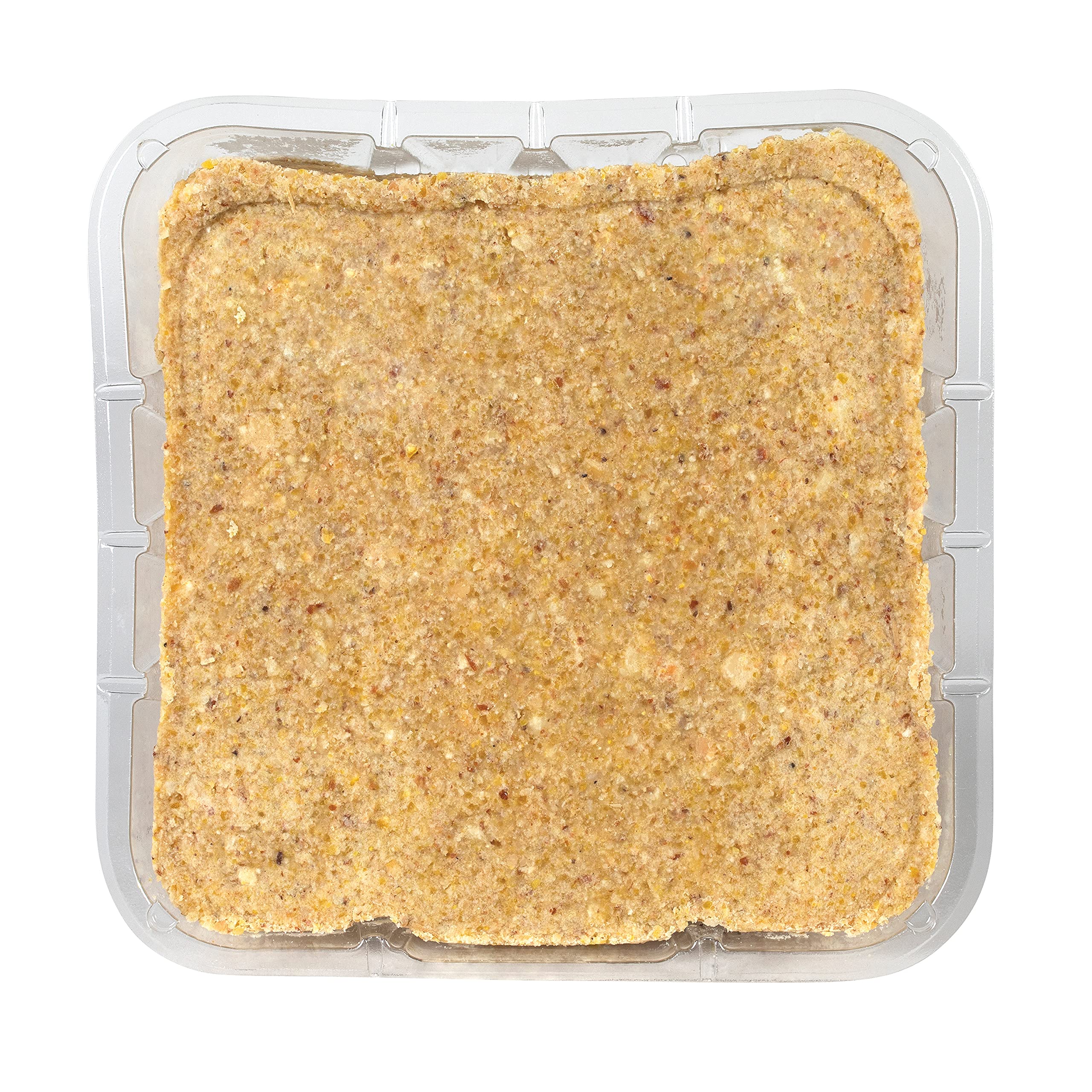 C&S Peanut Delight No Melt Suet Dough individual cake close-up