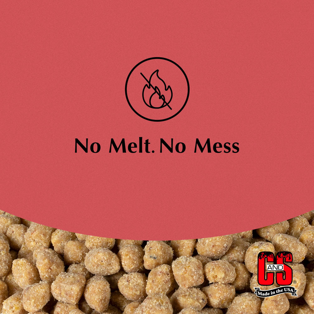 C&S Peanut Suet Nuggets 8 Pound with birds feeding