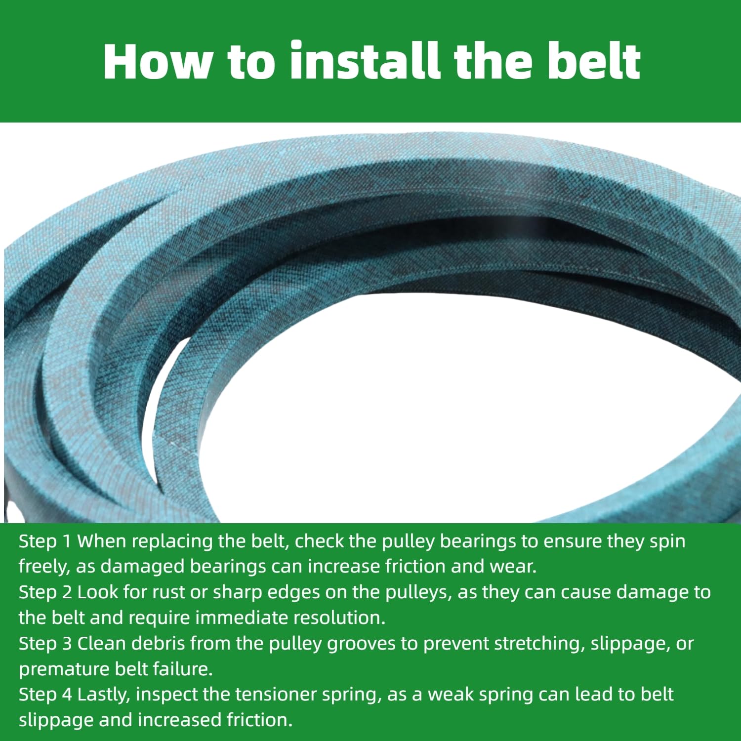 C-YONG 54 Inch Deck Belt for Hustler zero-turn mower