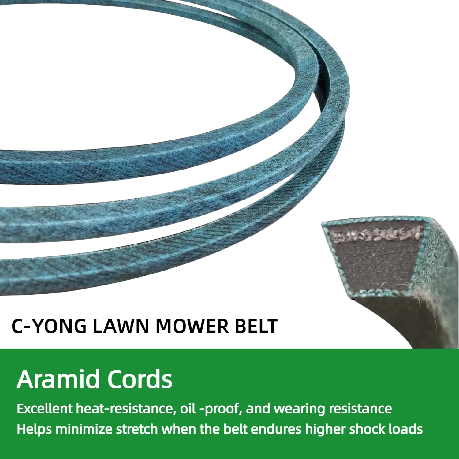 C-YONG 54 Inch Deck Belt in packaging