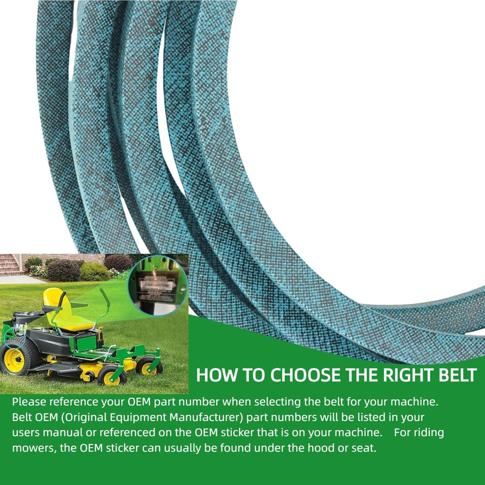 C-YONG 54 Inch Deck Belt installed on Toro mower