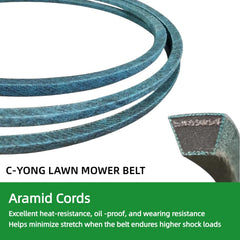 C-YONG Deck Belt packaging with specifications